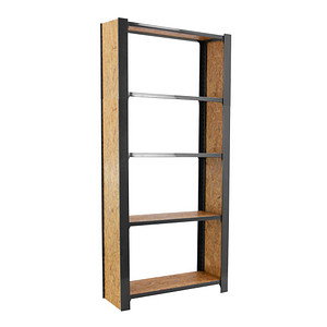 8425437127625 - Regal OFFICLICK 8425437127625 grau braun 800 x 300 x 2100 cm 8425437127625 Simonrack