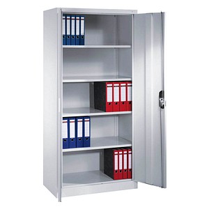 4064615197445 - CP Stahlschrank C 2000 Acurado 9280-000 S10766 lichtgrau weißaluminium 930 x 500 x 1950 cm aufgebaut