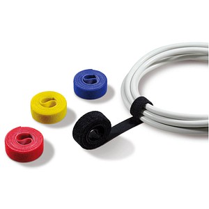 LABEL THE CABLE - Kabelbinder Rolle - 1m x 1.6cm - 4er Pack