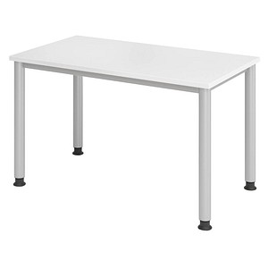 HS612 Schreibtisch weiß rechteckig