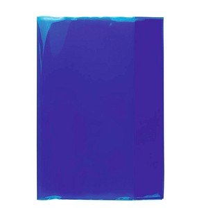 HERMA Heftumschlag PLUS transparent/blau DIN A4