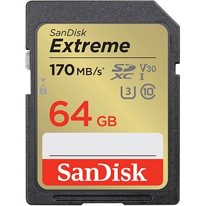 0619659188610 - Speicherkarte Extreme SDSDXV2-064G-GNCIN SDXC Class 10 bis 170 MB s 64 GB 0619659188610 SanDisk