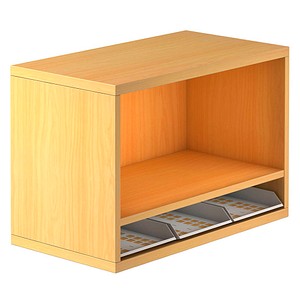 HAMMERBACHER Container-Aufsatz Unni SE1 buche 42,8 x 80,0 x 53,0 cm, 1 St.