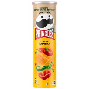 Pringles Classic Paprika 185G - Stapelchips Mit Paprikageschmack - Vegetarisch - Knabberartikel - Klassiker. Stapelchips Mit Paprikageschmack. Für - Image 3