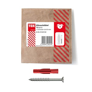 4049563060539 - TRI 651 010601061 Dübel-Schrauben Set Ø 60 mm x 510 mm 4049563060539 4 Stück