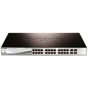 0790069467783 - D-Link Web Smart DGS-1210-28P - Switch - L3 - managed - 24 x 10 100 1000 (PoE) + 4 x Gigabit SFP - Desktop an Rack montierbar 0790069467783 - D-Link Web Smart DGS-1210-28P - Switch - L3 - managed - 24 x 10 100 1000 (PoE) + 4 x Gigabit SFP - Desktop an Rack montierbar