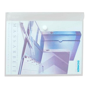 4052301200142 - Dokumententaschen DIN A5 quer transparent glatt 5 St