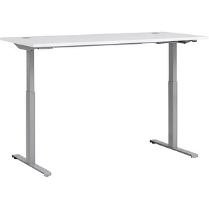 4027181112540 - Elektrischer Schreibtisch höhenverstellbar Kreto 1600 Weiss 160 cm x 71 - 117 cm x 75 cm Büroschreibtische von Büromöbel Experte