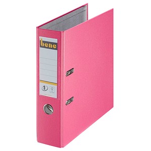 bene No.1 Power Ordner rosa Kunststoff 8,0 cm DIN A4, 1 St.