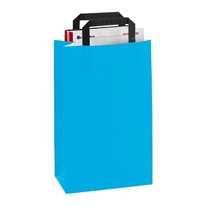 VP Papier-Tragetaschen aquamarin 22,0 x 36,0 cm, 50 St.