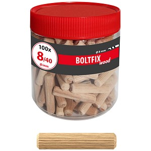 4049563046977 - BOLTFIX wood 015200141 Holzdübel Ø 80 mm x 400 mm 4049563046977 100 Stück