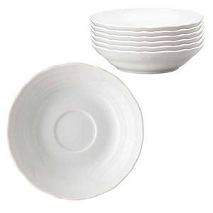 HUTSCHENREUTHER Untertassen Café au Lait weiß Ø 15,5 cm, 6 St.