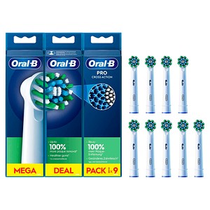8700216018913 - PRO Cross Action Mega Deal Pack Zahnbürstenaufsätze 9 St