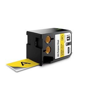 Beschriftungsband XTL 1868774, 41 mm schwarz auf gelb