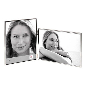 4004122222414 - walther+ design WD118S Bilder Wechselrahmen Papierformat 13 x 18 cm Silber
