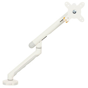 BAKKER ELKHUIZEN Monitorhalterung BE Flexible Single Tischklemme Weiß 10 kg