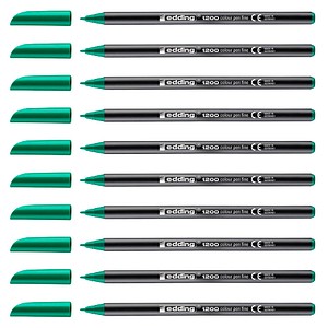 4004764432486 - edding Filzstifte Filzschr1200 grün 10St 10 mm Grün