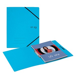 4002432142095 - Ringbuch 2-Ringe hellblau 25 cm DIN A4 1 St