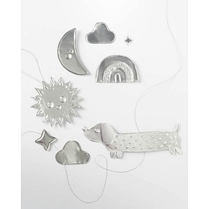 4001868005226 - Glorex Gmbh - Glorex Prägefolie silber Hartmetall 19 x 30 cm 3 Blatt Bastelpapier