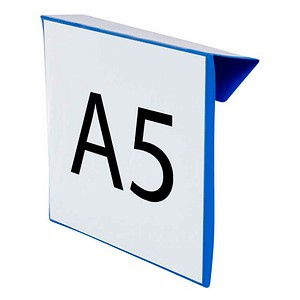 4052301078499 - Sichttaschen DIN A5 quer blau glatt 50 St