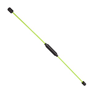 4052025325763 - Swingstick Fitness Schwingstab für Vibrationstraining Tiefenmuskulatur flexibel Fiberglas 160cm neongelb - Relaxdays