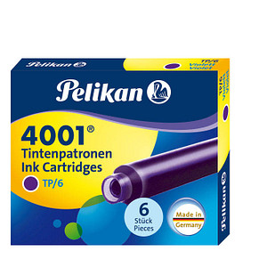 Pelikan 4001 TP/6 Tintenpatronen für Füller violett 6 St.
