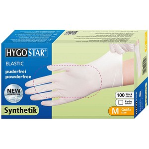 4015544268515 - Einmalhandschuhe Hygostar Elastic 26851 Lebensmittelecht weiß Größe M 8 Synthetik 4015544268515 26851 100 Stück 4015544268515 - Einmalhandschuhe Hygostar Elastic 26851 Lebensmittelecht weiß Größe M 8 Synthetik 4015544268515 26851 100 Stück