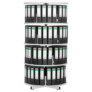4260090179062 - Ordnerdrehsäule 100355 grau 4 Etagen bis zu 96 Ordner 163x805cm (HxØ) 4260090179062 Gürkan 4260090179062 - Ordnerdrehsäule 100355 grau 4 Etagen bis zu 96 Ordner 163x805cm (HxØ) 4260090179062 Gürkan