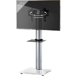4012246170320 - TV Standfuß mit Zwischenboden 32-70 Zoll VESA max 600x400 bis 30 kg Fernseh Ständer aus Alu TV Bodenständer Maße ca H 174 x B 68 x T 54 cm Fernsehstand Onu