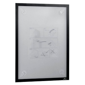 DURABLE Magnetrahmen selbstklebend WALLPAPER schwarz A3, 1 St.