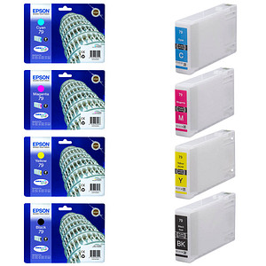 EPSON T7911/T7912/T7913/T7914  schwarz, cyan, magenta, gelb Druckerpatronen, 4er-Set