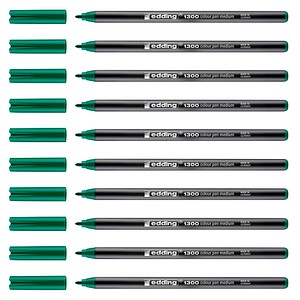 4004764432967 - edding Filzstifte Faserschr1300 grün 10s 20 mm Grün