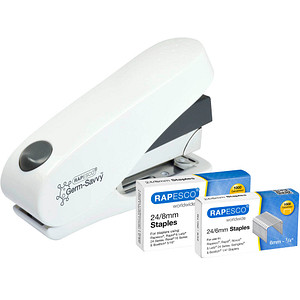 5018505015158 - Heftgerät Eco Luna Less Effort 1467 weiß bis 50 Blatt für 24 6  24 8  26 6 + 26 8