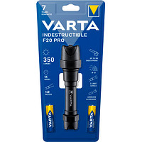VARTA Indestructible F20 Pro LED Taschenlampe schwarz 16,7 cm, 350 Lumen, 6  W >> büroshop24