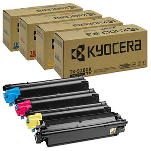 KYOCERA TK-5280K/C/M/Y  schwarz, cyan, magenta, gelb Toner, 4er-Set