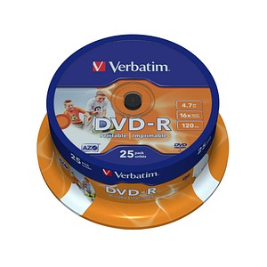0023942435389 - 7GB 16x Speed DVD-R 12cm 1x25 Verbatim DVD-R 47GB 16x Speed wide printable 43538 0023942435389 0023942435389 - 7GB 16x Speed DVD-R 12cm 1x25 Verbatim DVD-R 47GB 16x Speed wide printable 43538 0023942435389