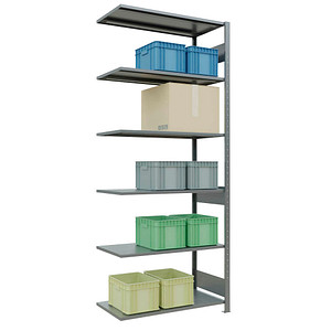 4004514280725 - Schulte Lagertechnik Fachbodenregal-Stecksystem MULTIplus 150 Anbauregal Längenriegel 2500x1000x500 mm 6 Böden verzinkt 4004514280725 - Schulte Lagertechnik Fachbodenregal-Stecksystem MULTIplus 150 Anbauregal Längenriegel 2500x1000x500 mm 6 Böden verzinkt