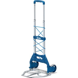 fetra Klappkarre 1730 tragfähig bis 50kg silber/blau 38,5x30cm Aluminium/Kunststoff 4017976017303 fetra
