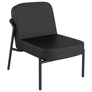 meet powered by Paperflow Sessel MEDSO S Rund schwarz Kunstleder 3660141964011 meet powered by Paperflow