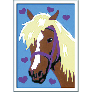 4005556276936 - Malen nach Zahlen - Jeder kann malen (Mal-Sets) Bildgröße 85 x 12 cm Ravensburger Malen nach Zahlen 27693 - Liebes Pferd - Kinder ab 7 Jahren