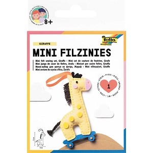 4001868104752 - Mini Filz-Nähset Filzinies 13-teilig Giraffe