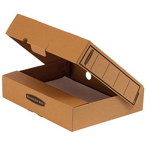 Bankers Box Archivboxen Earth Series Premium braun 7,0 x 26,0 x 32,2 cm, 10 St.