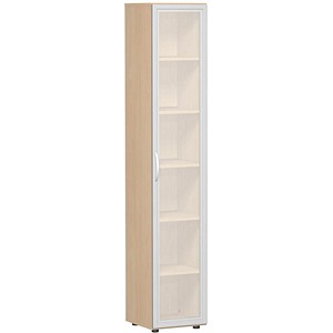 geramöbel Flex Aktenschrank Glas/buche