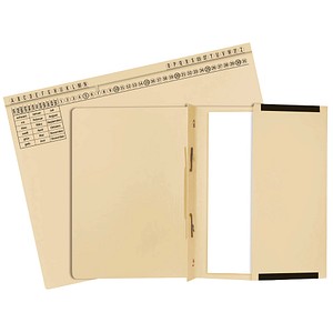 4010913711227 - Hängehefter Exacompta für Links- & Rechtsheftung gefalzt Dehnfalte Organisationsdruck Blauer Engel Recycling-Karton elfenbein 25 Stück