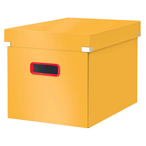 LEITZ Click & Store Cosy Aufbewahrungsbox 32,5 l gelb 32,0 x 36,0 x 31,0 cm