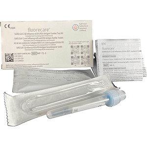 6971348761301 - Fluorecare Corona Influenza A B RSV Antigen Combo Test Kit 4in1 Nasaler Rapid Test erkennt Sars-Cov-2 Influenza A & B sowie RSV Viren 1 Packung = 1 Laien-Test Influenza oder Corona 6971348761301 - Fluorecare Corona Influenza A B RSV Antigen Combo Test Kit 4in1 Nasaler Rapid Test erkennt Sars-Cov-2 Influenza A & B sowie RSV Viren 1 Packung = 1 Laien-Test Influenza oder Corona