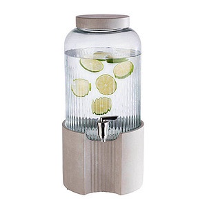 4004133104006 - Getränkespender ELEMENT Zapfanlagen grau (grau transparent edelstahlfarben) Weitere Tischaccessoires Zapfanlagen Inhalt 7 Liter mit Beton-Sockel 4004133104006 - Getränkespender ELEMENT Zapfanlagen grau (grau transparent edelstahlfarben) Weitere Tischaccessoires Zapfanlagen Inhalt 7 Liter mit Beton-Sockel
