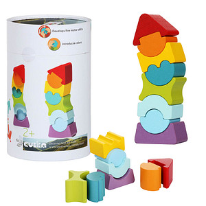 4823056512718 - Stapelturm Lernspielzeug 4823056512718 CUBiKA 4823056512718 - Stapelturm Lernspielzeug 4823056512718 CUBiKA