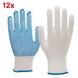 4059904101166 - unisex Arbeitshandschuhe 6100 weiß Größe 7 12 Paar