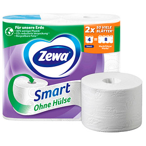 Zewa Toilettenpapier Smart 3-lagig, 4 Rollen